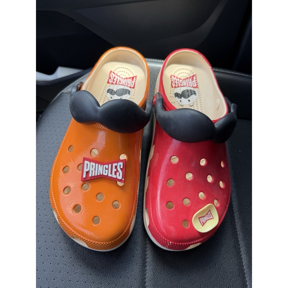 Crocs Pringles‎ Men's Size 12 Red Orange